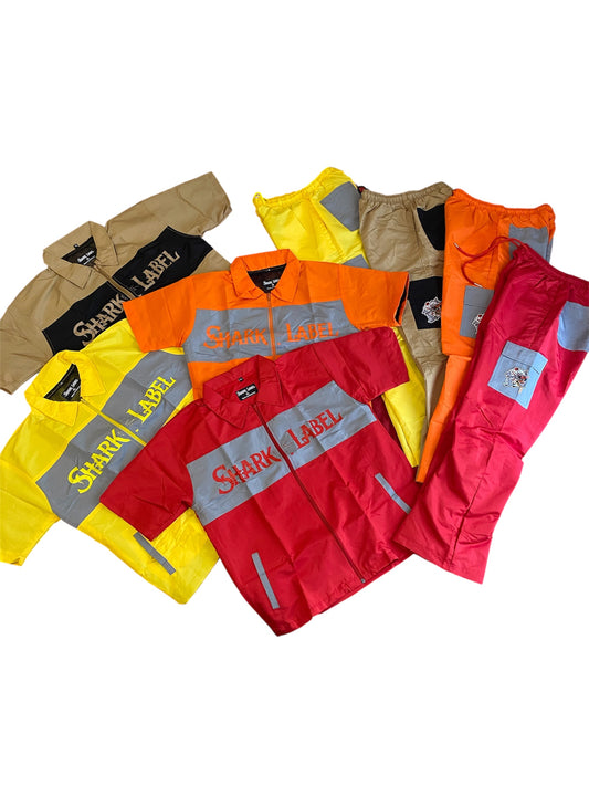 Shark attack windbreaker stacks